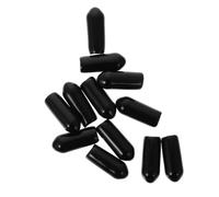 STAHAD 100pcs Headband Replacement Caps 4.5 Large Size 5mm Rubber Sleeves Hair Clasp Ending Parts for DIY Hair Accessories and Headwear Supplies