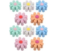 STAHAD 10pcs Flower Antenna Topper Cute Car Antenna Topper Quick Attachment Weather Resistant Decorative Flower for Cars Outdoor Parking Lot Drivers Women
