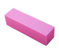 STAHAD 10pcs Sponge Nail Shapers Nail 4-Sided Polishing Sand Sponge Blocks for Trimming and Polish Thick Pink Colour for Art Salon Use and Home Use