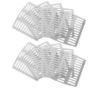 STAHAD 10pcs Weep Hole Covers Weep Hole Filler for Brick Wall Stainless Steel Material Sleek Modern Look Easy Installation Streamlined Finish for Brick Wall Protection