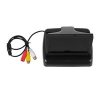 STAHAD 12v-24v Backup Camera Monitor Screen Rear View Reverse Monitor Screen Black Abs Portable Display When No Video Signal Input for Vehicle and Truck Driving and Parking