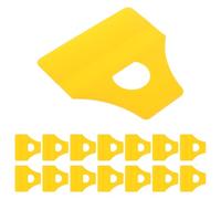 STAHAD 15pcs Body Filler Tools Putty Filler Tools Plastic Body Applicator Spreader for Advertising Films and Wall Stickers Bubblefree Application Soft Edges for Complex Curves of The Car