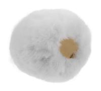 STAHAD 1pcs Condenser Mic Windscreen Furry Pop Filter Lightweight Noise Interference Reduction Faux Fur Plush Material Stylish Design for Studios and Outdoor Use