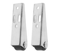 STAHAD 2 Sets Wooden Door Support Wheels with Sinking Door Bottom Pulley, Drooping Gate Directional Rollers for Garden Yard Fence, Side Mounted Drooping Support Casters