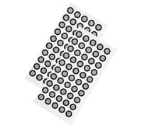 STAHAD 2 Sheets Reflective Film Marking Points 3d Scanner Markers Pet Material Easy to Store Precise Measurements Black Design Architecture Accessories