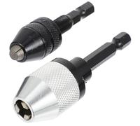 STAHAD 2pcs Drill Chuck Shaft Drill Bit Tool with Aluminum Alloy Construction for Cordless Power Screwdrivers Working in Tight Spaces