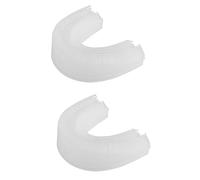 STAHAD 2pcs U-Shape Toothbrush Brush Toothbrush Head Lightweight Silicone Material Easy to Install Replacement Accessories for Travel Use