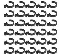 STAHAD 30pcs Rollator Brake Cable Clamps for 25mm Tube Plastic Brake Line Retainer Clips for Drive Wheelchair Repair