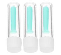 STAHAD 3pcs Invisible Lens Sticks Contacts Lens Remover Sanitary Practical Silicone Plastic Lightweight Travel Tool for People of Ages