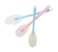 STAHAD 3pcs Silicone Back and Shoulder Massage Pat Set, Thickened Palm and Spoon-Shaped Scraping Tools, Handheld Meridian Muscle Massager for Full Body Relaxation and Fatigue Relief