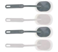 STAHAD 4pcs Bathtub Brush Long Handle Cleaning Brush with Scouring Pad Practical Sturdy Design for Bathroom Floor and Closestool Cleaning