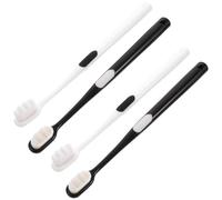 STAHAD 4pcs Bristles Toothbrush Manual Cleaning Toothbrush Soft Bristles Deep Cleaning Oral Cavity Cleaner for Perinatal Period Mom and Dental People Random Style