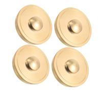STAHAD 4pcs French Horn Bottom Caps Metal Valve Guards for Bands and Music Schools Replacement Covers for Instrument Maintenance and Restoration