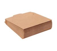 STAHAD 50pcs Brown Kraft Paper CD File Envelope Pouches Reusable Great Wrapping for Card and Document Packaging