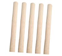 STAHAD 5pcs Ergonomic Wooden Hammer Handles Replacement Wood Construction with Smooth Finish Fit for Hand-Operated Repair Tools and Precision Carpentry Grip