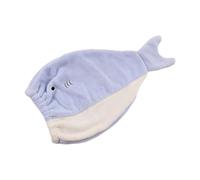 STAHAD Absorbent Shower Hat Hair Dry Hat Polyester Striped Design Simple Structure Super Absorbent Fast Drying Suitable for Householders and Office Workers Bathing Random Color