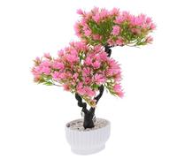 STAHAD Artificial Plant Creative Plant Bonsai Decoration Plastic Simulation Bonsai Pine Tree Long-term Decoration Easy to Take Care of Modern Nordic Pastoral Style for Banquet Material