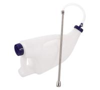 STAHAD Calf Feeding Bottle 4l Stainless Steel Feeder with Double Handles for Nursing Lambs and Goats Livestock Feeding Tool Suitable for Farm Use