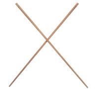 STAHAD Classic Beech Wood Extra Long Frying Chopsticks 42cm Pair Reusable Chinese Style Cooking Chopsticks for Hot Pot and Noodle Dining in Kitchen