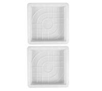 STAHAD Concrete Brick Molds Plastic Cement Molds for Paving Sidewalks and Walkways Sturdy Reusable Outdoor Landscaping Stone Forms Patio Garden Path Maker Tool 2Pcs