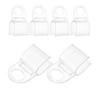 STAHAD Curtain Clips 6Pcs Plastic U-Shaped Roller Blind Pull Handles for Smooth Operation and Secure Grip for Home Window Blinds and Awnings