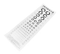 STAHAD Eye Exam Chart Wall Visual Chart C-Type for Reliable Vision Testing Suitable for Adults Boys and Family Use at Home or Hospital
