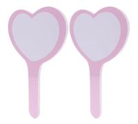 STAHAD Heart-Shaped Dry Erase Writing Boards 2Pcs PVC Scoreboards with Comfortable Handle for Referee and Judge Scoring