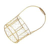 STAHAD Iron Wire Basket with Handle 18cm Small Decorative Flower Girl Basket for Wedding Ceremony Storage