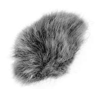 STAHAD Microphone Windscreen Cover 1cm Black White Furry Wind Muff Blowout Proof Mic Protector for Lapel Lavalier Recording Accessories Suitable for Outdoor Indoor Use