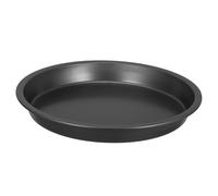 STAHAD Non Stick Bakeware Pizza Pan Baking Pans 9.82x9.82x1.38in Stainless Steel Simple Design Longer Service Life Convenient for Family Dinner