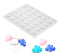 STAHAD Non-Stick Silicone Cloud Jelly Mold 8.58X6.38X0.59 Inch Multi-Use Chocolate and Dessert Mold for Household Baking