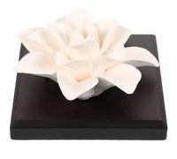 STAHAD Portable Ceramic Essential Oil Car Perfume Diffuser Magnolia Scent Decorative Stone Air Freshener for Automobiles