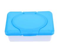STAHAD Portable Wipes Storage Box with Lid for Moisture Retentive Tissue Dispenser Compact and Wipe Holder for Bathroom and Care Easy to Clean and Space Saving Design