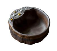 STAHAD Retro Style Pottery Tea Cup Set with Lotus Pod Carving, Vintage Kung Fu Teaware for Traditional Chinese Tea Ceremony and Home Use