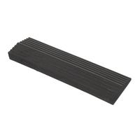 STAHAD Rubber Threshold Ramp for Sweeping Robot with Parallel Walking Groove Surface and Water-Resistant Design for Indoor Furniture Movement