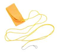 STAHAD Saxophone Cleaning Cloth Tool Flute Cleaning Cloth for Clarinet Fleece Material 25.55x1.89x0.08in Size Yellow Colour Musician Use