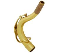 STAHAD Saxophone Curved Neck Tenor Bend Neck Sax Silver-plated Brass Golden 27.5mm Flat B-tone Wear Resistant Optimizes Sound Quality