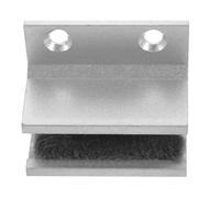 STAHAD Sliding Door Bottom Guide Glass Shower Door Guide Bottom Aluminum Alloy Enhance Bathroom Aesthetics Adds Elegance Suitable