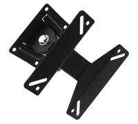 STAHAD Wall Mount Tv Bracket for Monitors and Tvs Tilt and Swivel Iron Stand with Enhanced Load-bearing Black Fixed Monitor Mount for Home Office and Commercial Use