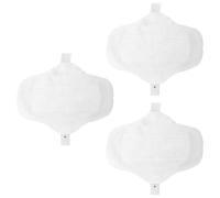 STAHAD Washable Cotton Menstrual Pads Reusable Sanitary Towels 3 Pieces 18Cm Smooth Edge Leak-Resistant Cloth Pantyliners for Women Daily Intimate Care