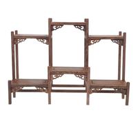 STAHAD Wooden Mug Holder Rack Foldable Table Small Storage Displaying Teacups Elegant Beautiful Design for Friends Who to Drink Tea in Kitchen and Coffee Tables