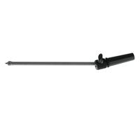 Stahlhammer Cello Spike - Carbon Fibre Silver - 25° Bend Spike - Medium 27-47 cm - Bar Diameter 11 mm - 125 g - Includes Replacement Tip