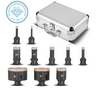 STAHLWERK diamond core bits set of 10 6-68 mm M14 diamond core bits