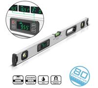 STAHLWERK digital spirit level 800 mm aluminum spirit level magnetic protractor