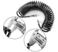 STAHLWERK DS 10 ST Professional spiral compressed air hose 10 m with coupling