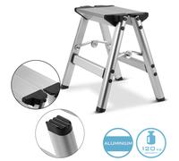 STAHLWERK folding step 120 kg load capacity aluminum step ladder step stool fold