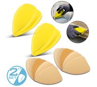 STAHLWERK Hand sanding block sanding block sanding sponge sanding pad set of 2