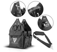 STAHLWERK Tool bag assembly bag 11 outside pockets 2 inside compartments