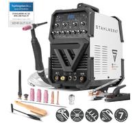 STAHLWERK Welder AC/DC TIG 200 Pulse ST TIG inverter welding machine with MMA