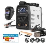 STAHLWERK welding machine ARC 200 MD Digital DC MMA E-Hand Lift-TIG Inverter 200